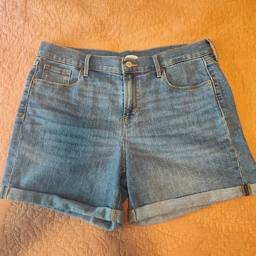 Denim shorts